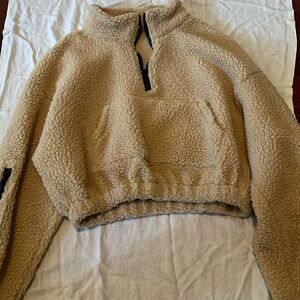 Teddy cropped sweater